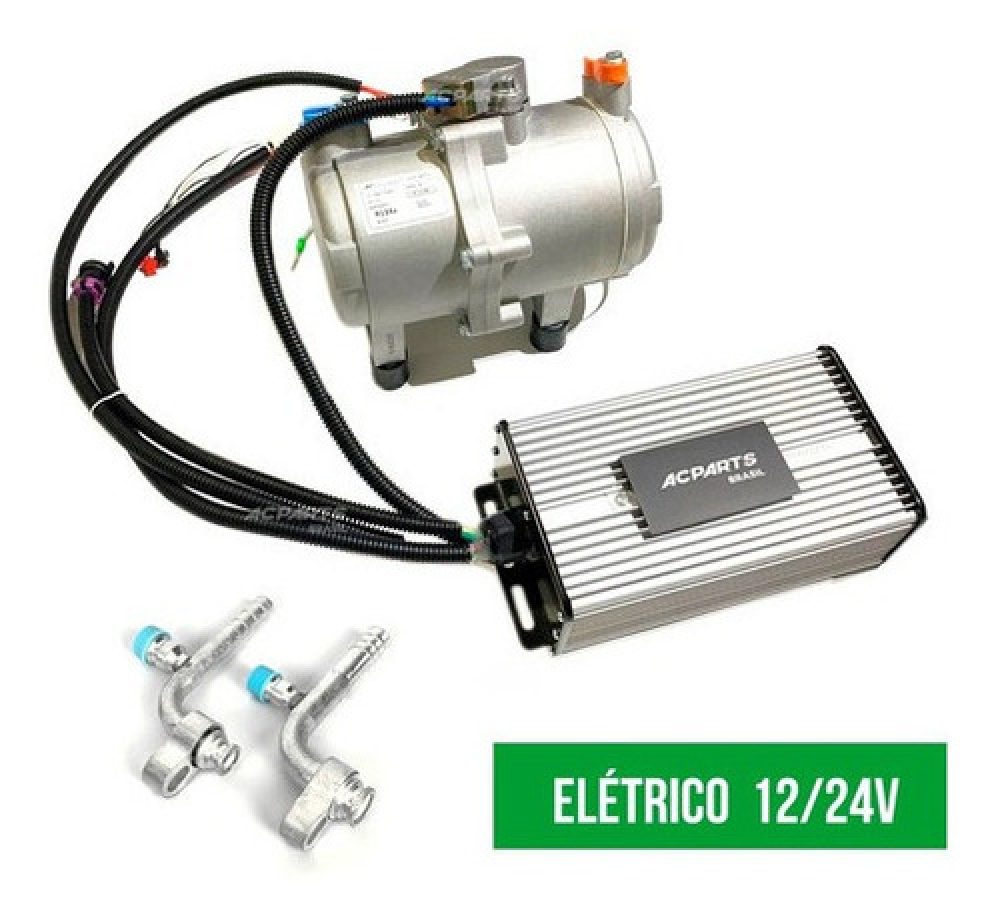 Compressor elétrico ar condicionado automotivo C/ Modulo 12V - KLASSE AUTO  PARTS - Autopeças - Magazine Luiza